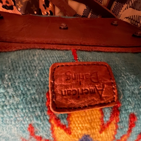 Upcycled American Darling Aztec duffel bag - Picture 7 of 11